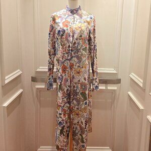 S Poppies Bordeaux Dress